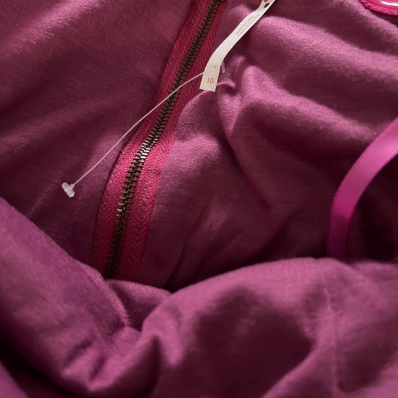 NWT Free People Frida Ruffle Mini Dress Pink Magenta Sequin - Picture 5 of 8